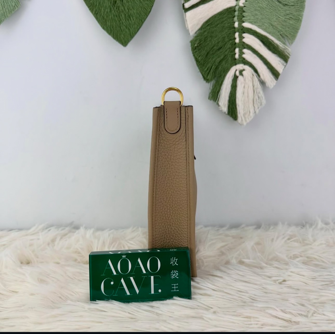 Hermes 閑置品🌟 Mini Evelyne 馬爾法米色 B Stamp 2024年 全套有單